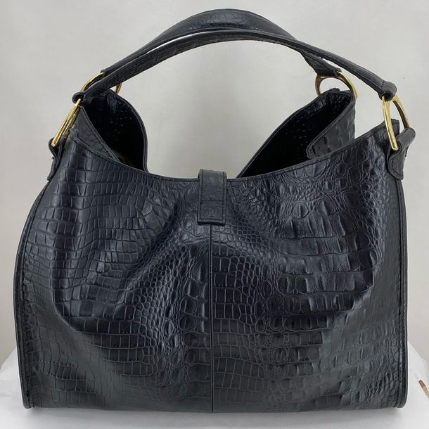 Black GILI Leather Tote