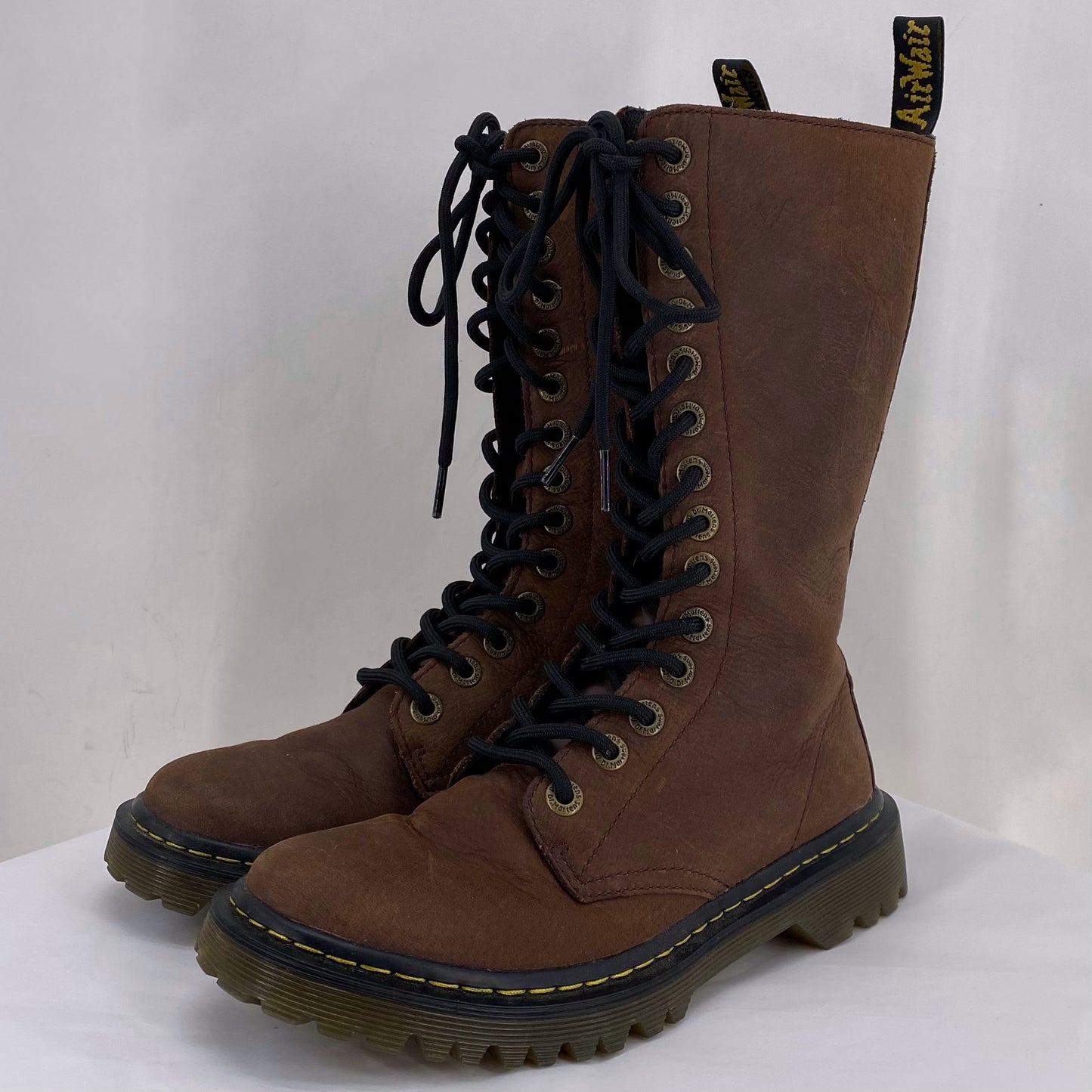 BROWN W Shoe Size 6 DR. MARTENS Boots