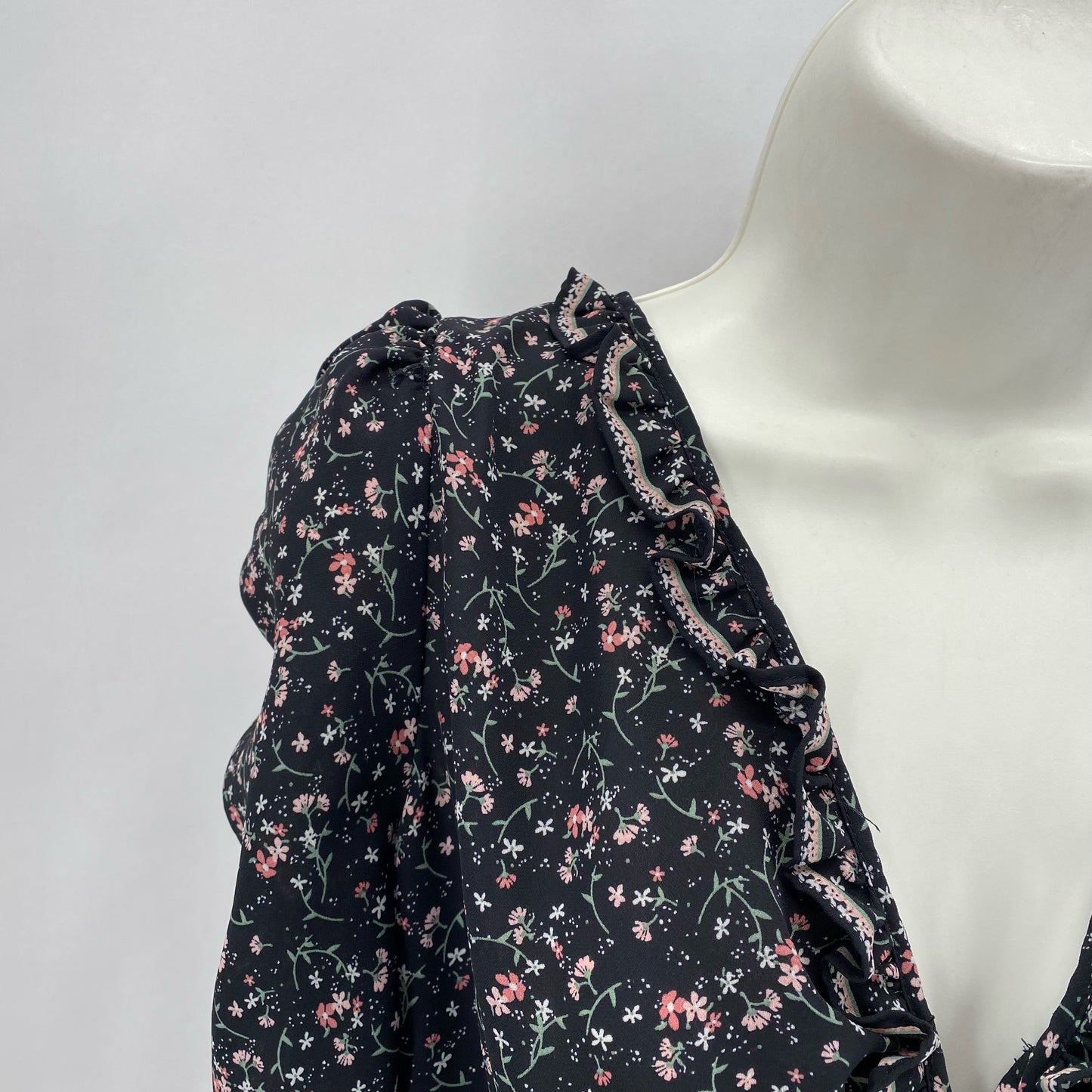 Size L MAX STUDIO Floral Tank Top