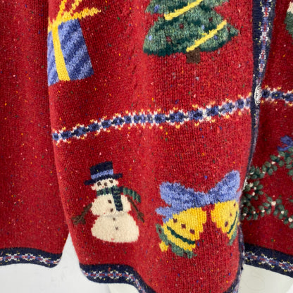 Size M TALBOTS CHRISTMAS Cardigan