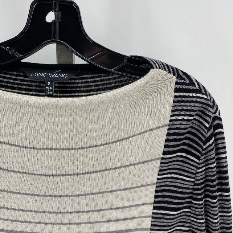 Size S MING WANG Stripe Sweater