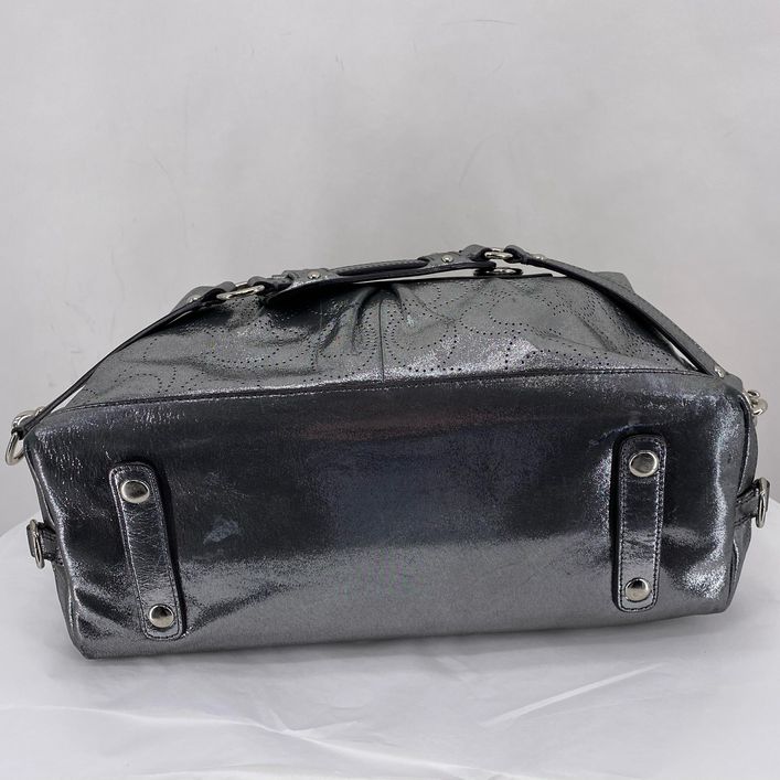 Silver COACH Satchel