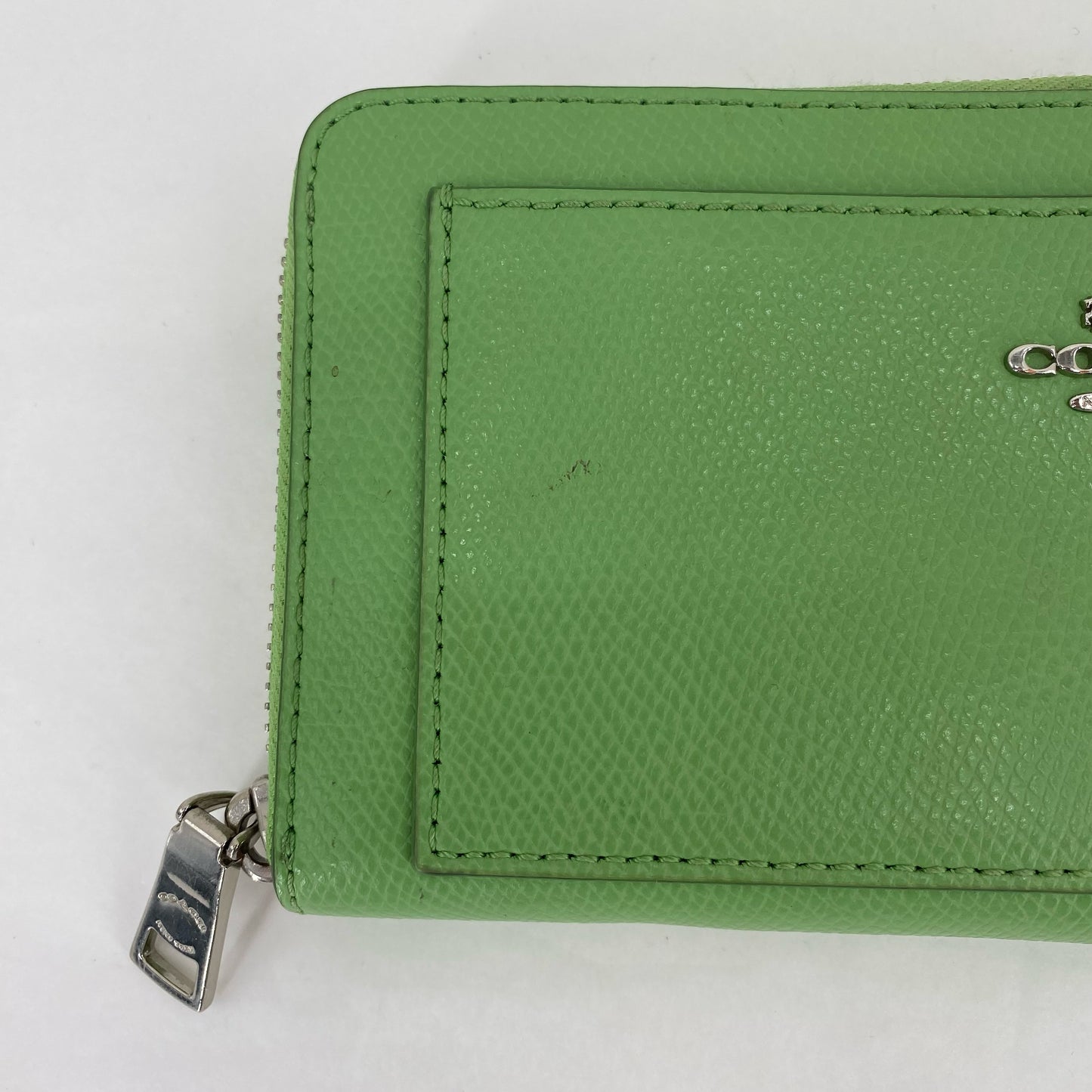 Green COACH Wallet