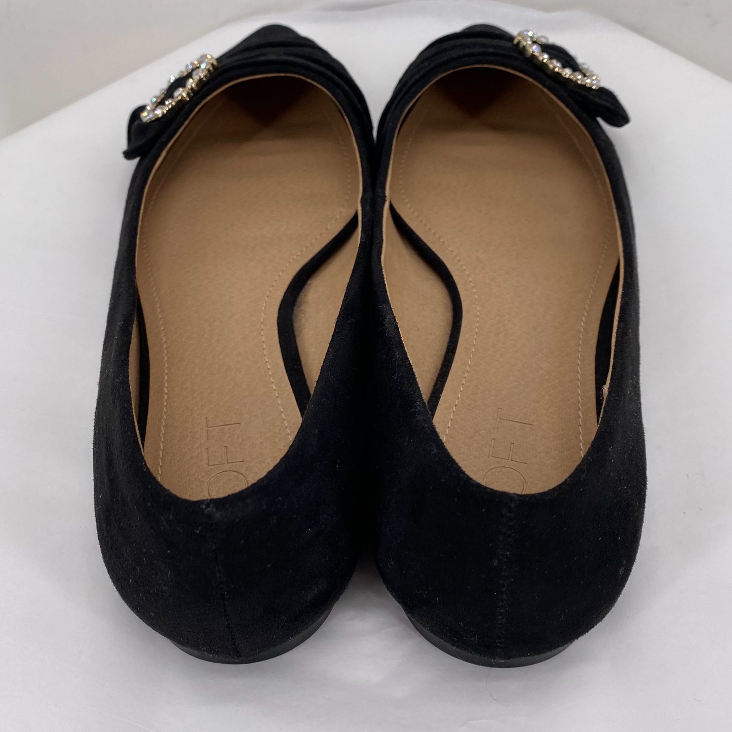 Black W Shoe Size 7.5 LOFT Flats