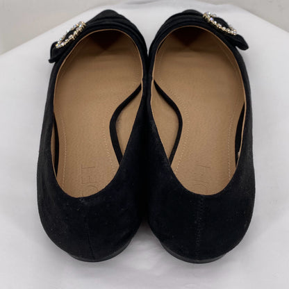 Black W Shoe Size 7.5 LOFT Flats