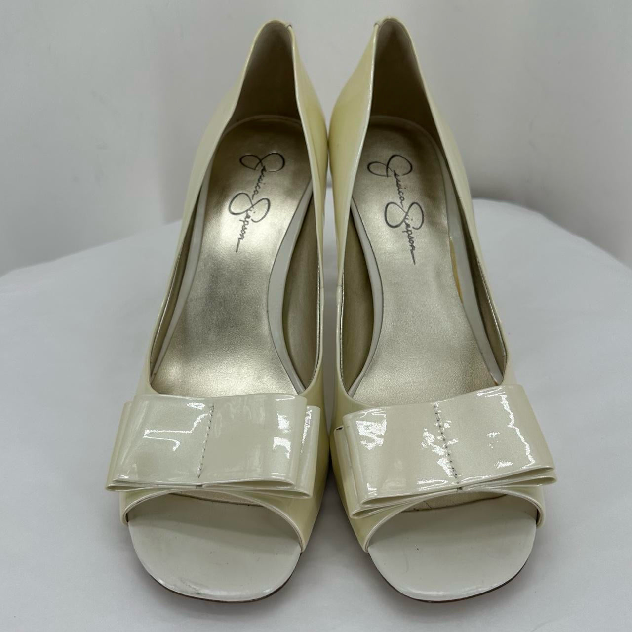 Yellow W Shoe Size 10 JESSICA SIMPSON Heels