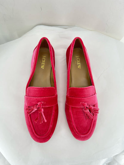 FUSCHIA W Shoe Size 8.5 J CREW Loafer