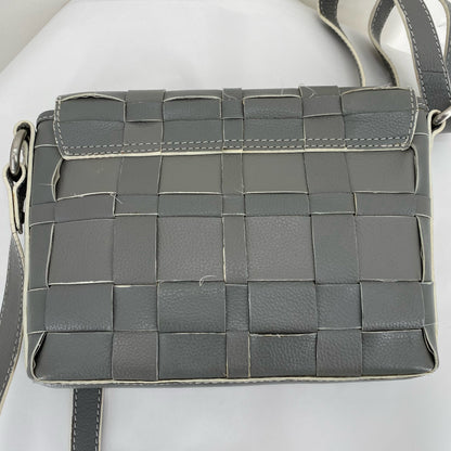 Gray NINO BOSSI Leather Cross-body