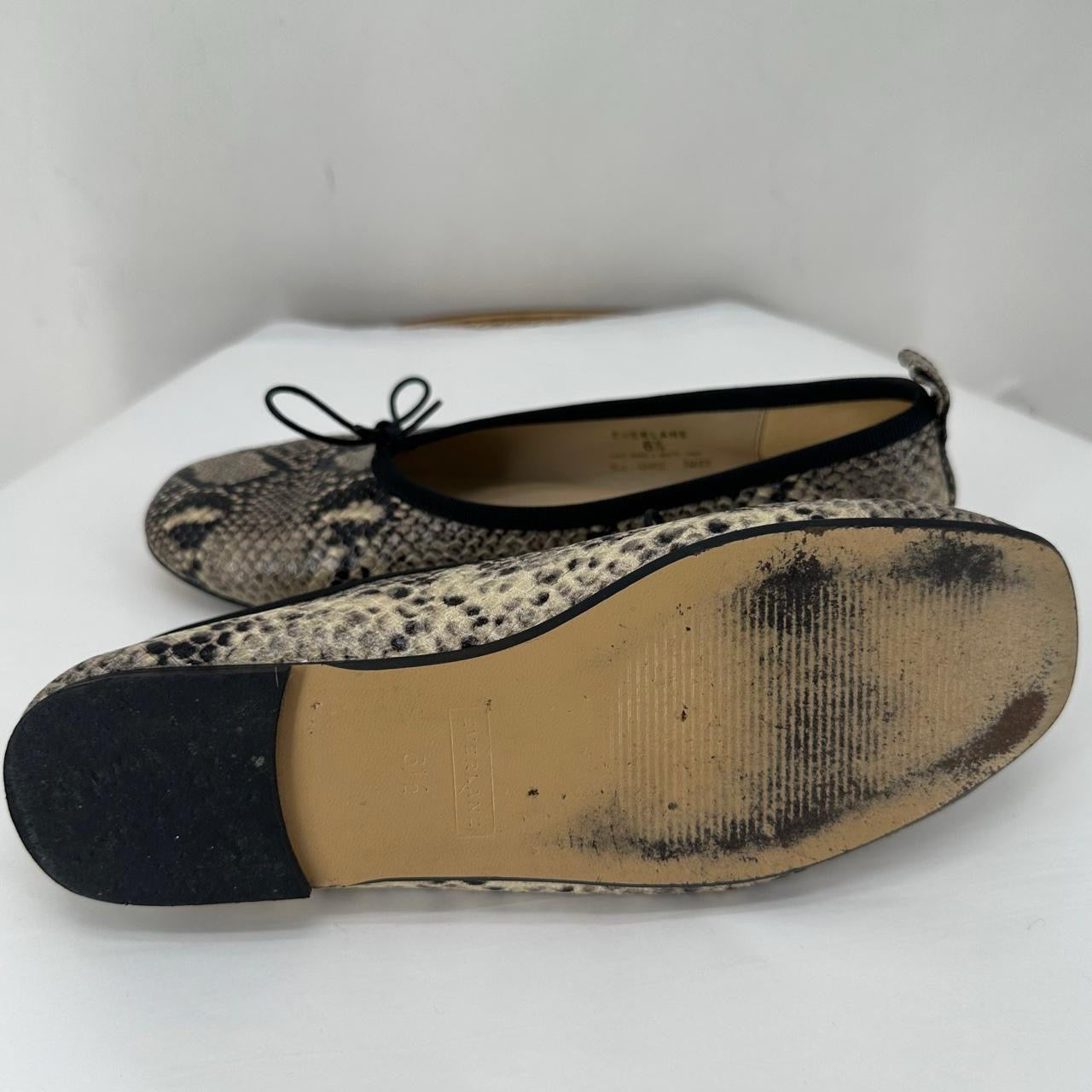 BLACK&CREAM W Shoe Size 6.5 EVERLANE Flats