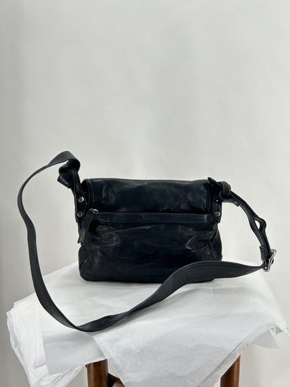 Black FRYE Leather Shoulder Bag