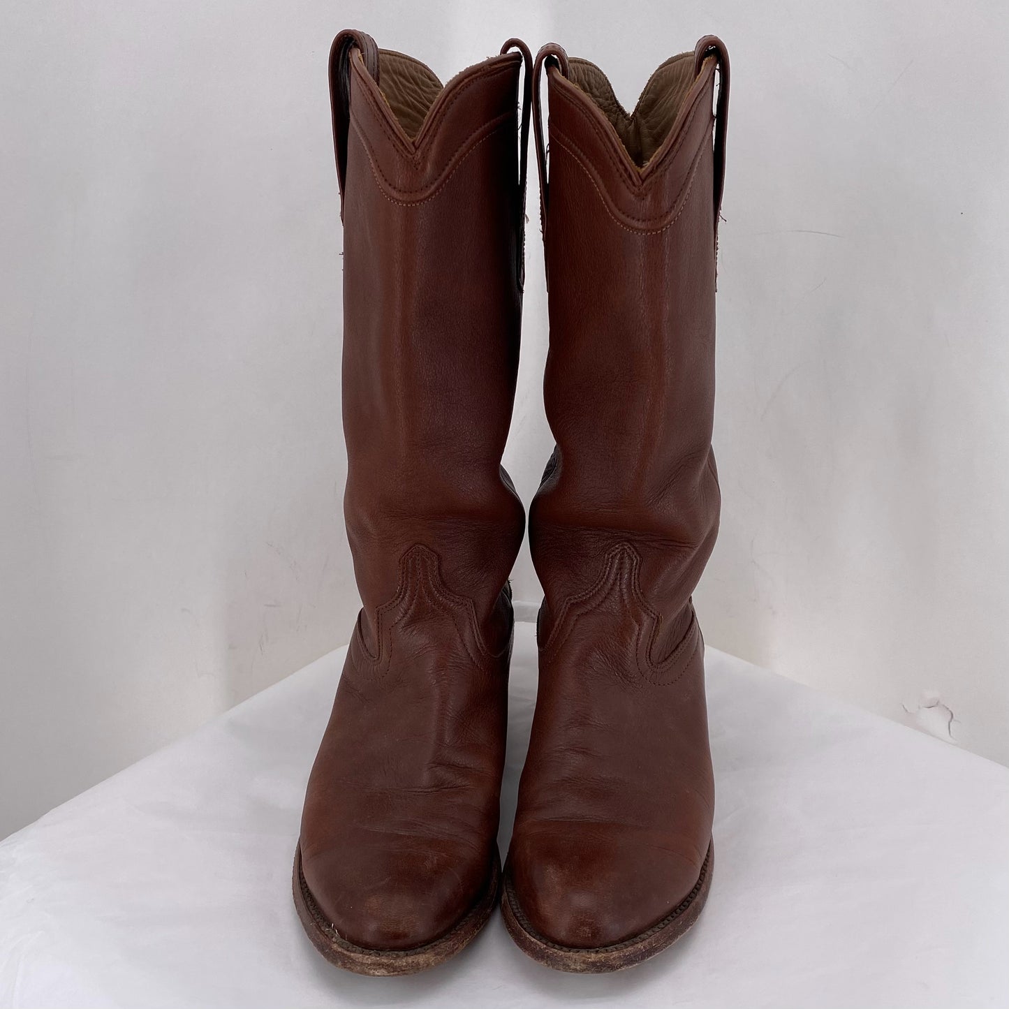 BROWN W Shoe Size 7 TECOVAS Boots