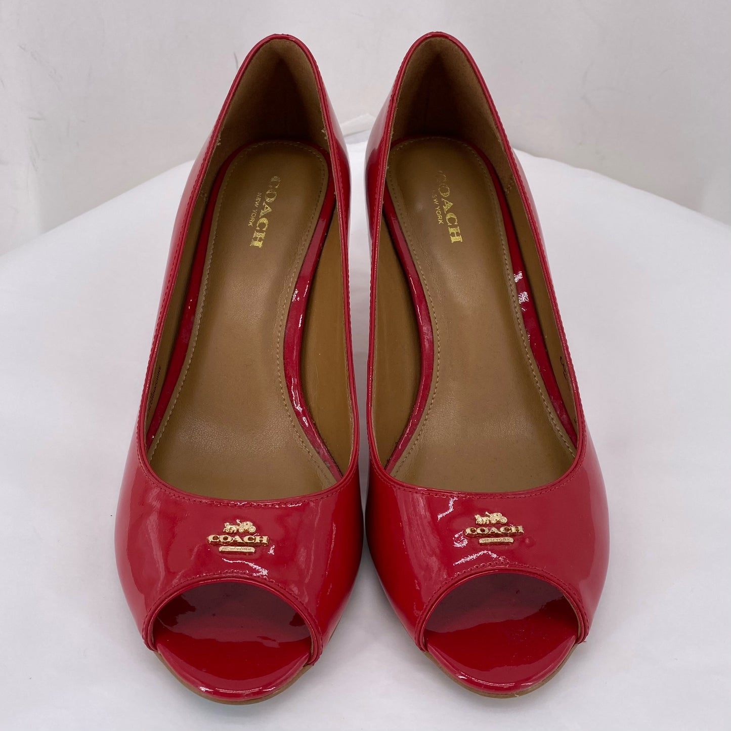 Red W Shoe Size 7.5 COACH Heels