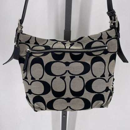 BLACK/GRAY COACH Shoulder Bag