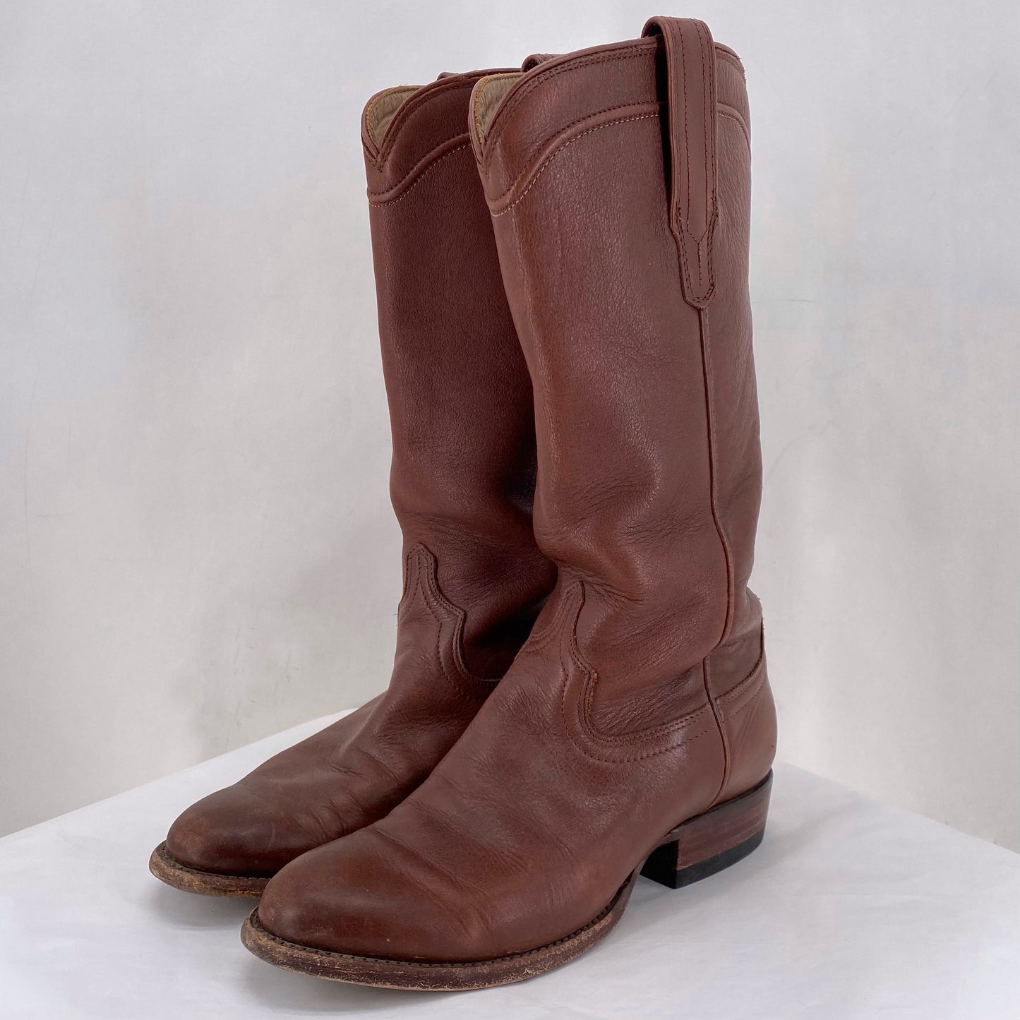 BROWN W Shoe Size 7 TECOVAS Boots