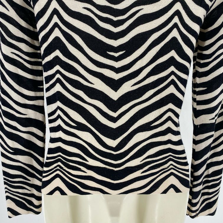 Size XS J CREW ZEBRA Cardigan