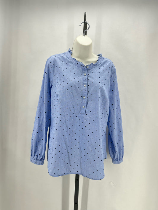 Size L TALBOTS Polka Dot Shirt