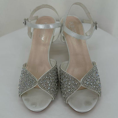 LT GRAY W Shoe Size 9 DE BLOSSOM Heels