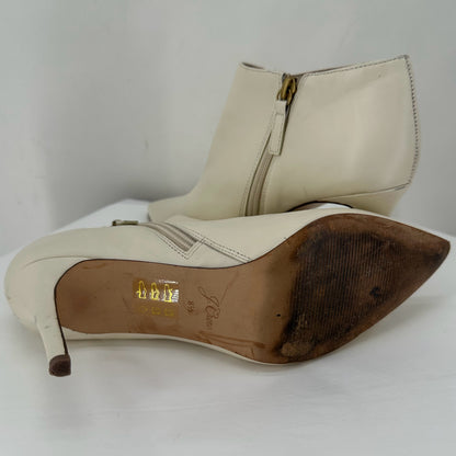 Cream W Shoe Size 8.5 J CREW shooties/booties