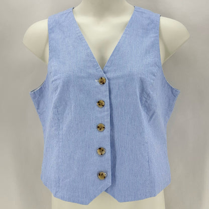 Size 14 J CREW Stripe Vest