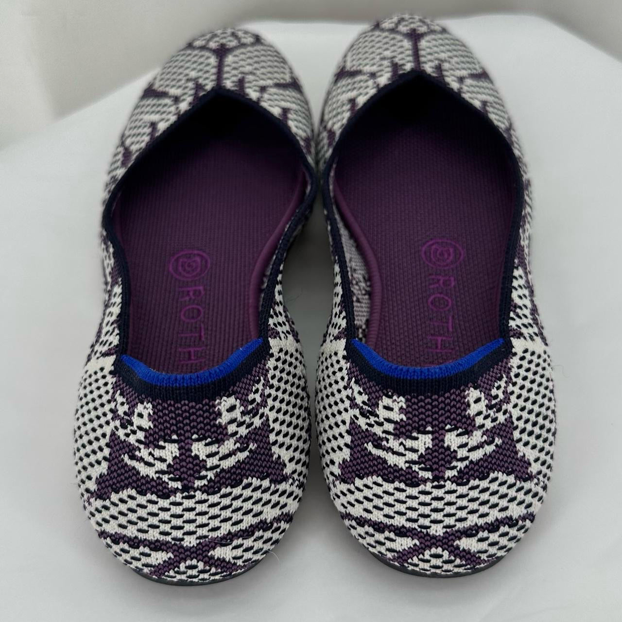 Purple W Shoe Size 7.5 ROTHY'S Flats
