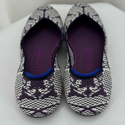 Purple W Shoe Size 7.5 ROTHY'S Flats