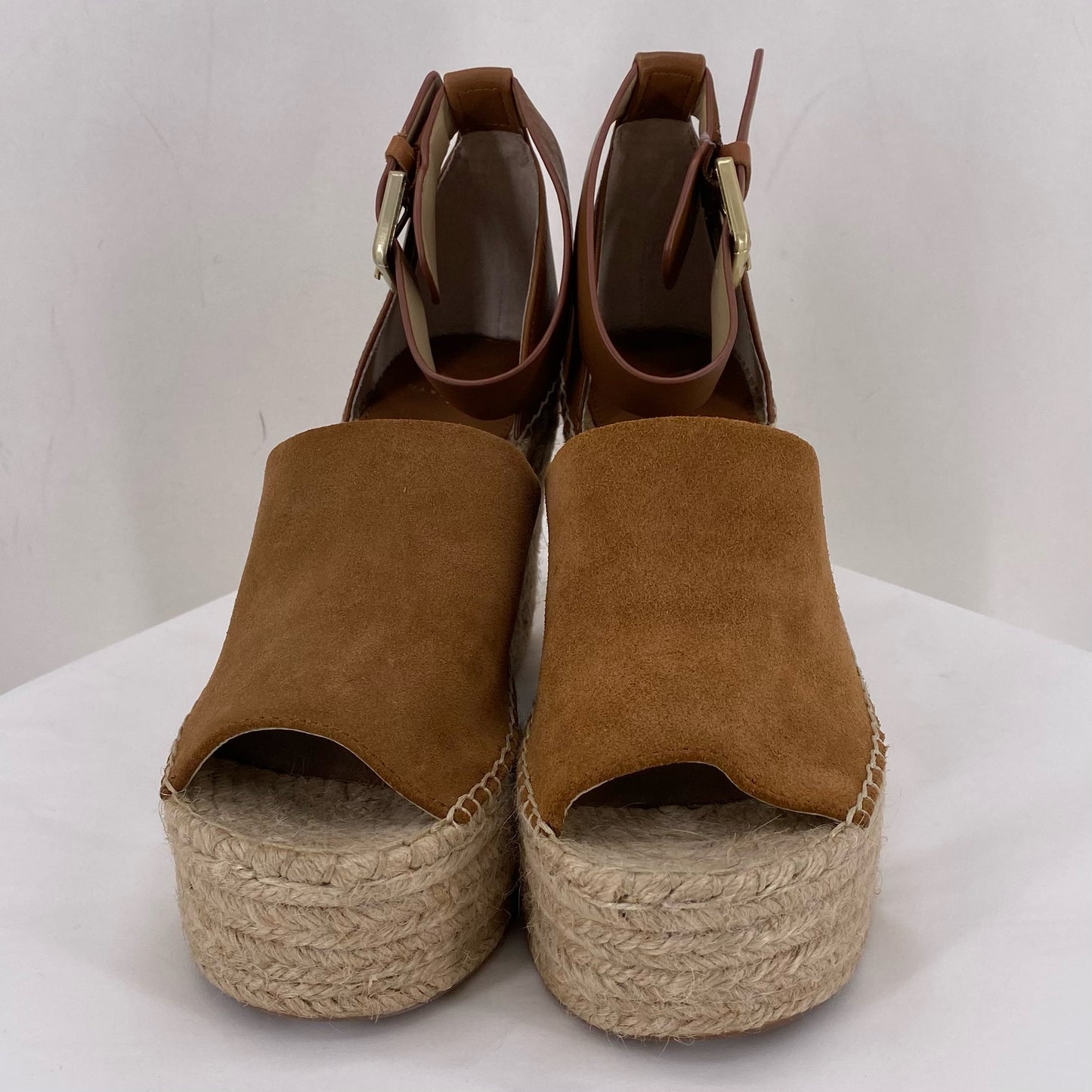 BROWN W Shoe Size 8 MARC FISHER Wedge