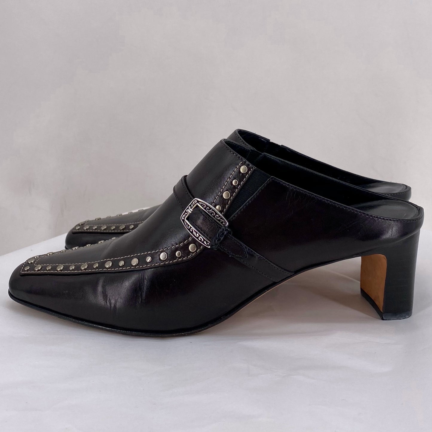 BROWN W Shoe Size 7 BRIGHTON Mules