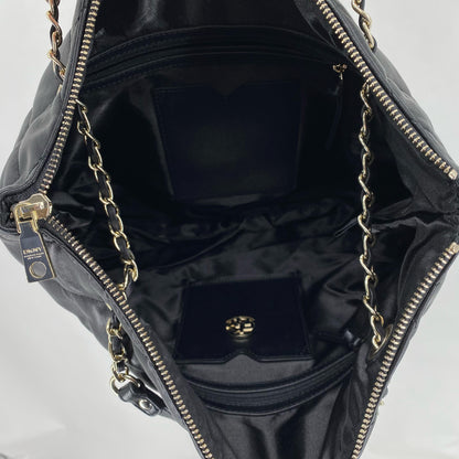 Black DKNY Leather Shoulder Bag