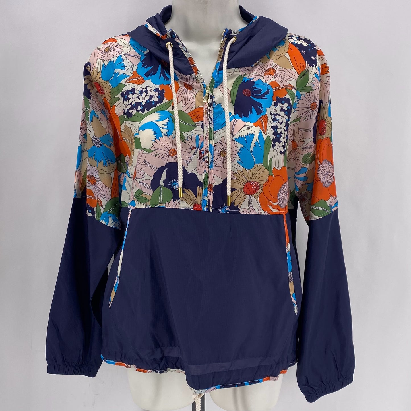 Size S BY TROVATA Floral Jacket