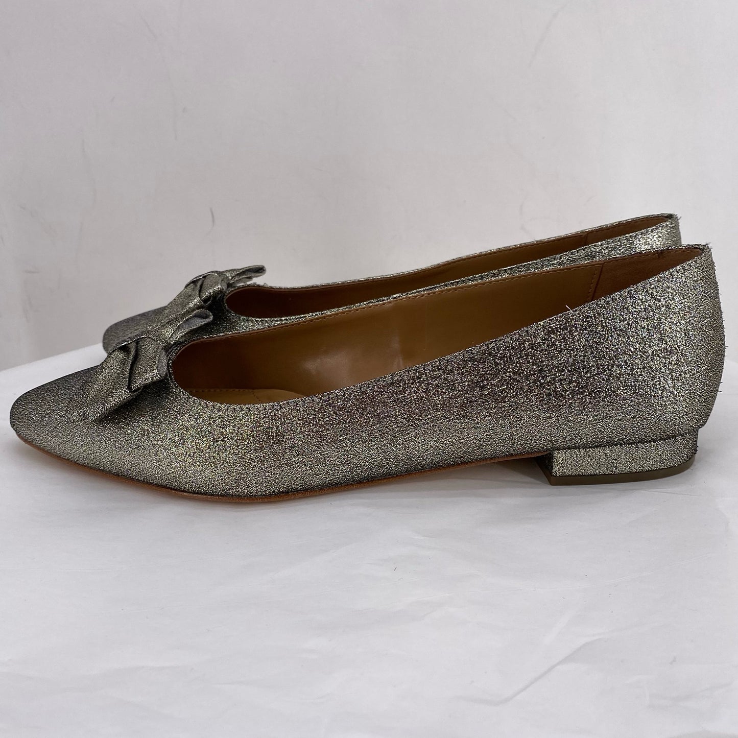 GOLD W Shoe Size 9.5 TALBOTS Flats