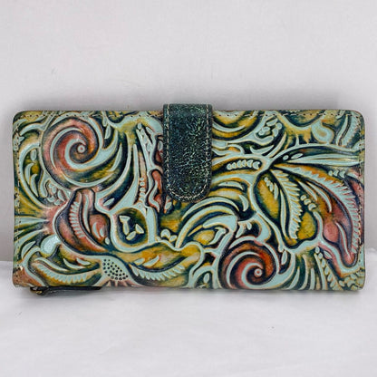 Green PATRICIA NASH Leather Wallet