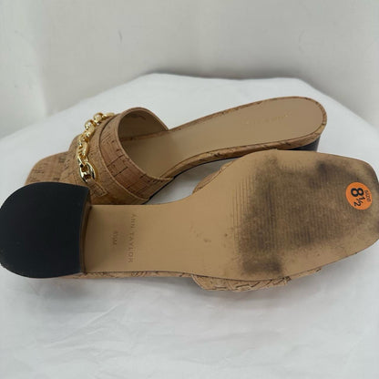 Tan W Shoe Size 8.5 ANN TAYLOR Sandals