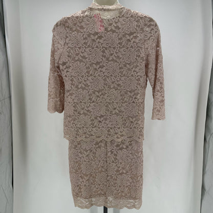 Size 14 ONYX NITE Lace 2PC Dress