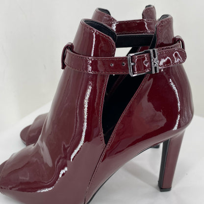 Burgundy W Shoe Size 7.5 MICHAEL KORS shooties/booties