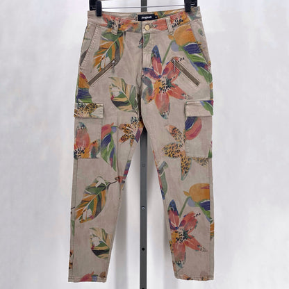 Size 10 DESIGUAL FLOWERS Pants