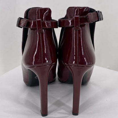 Burgundy W Shoe Size 7.5 MICHAEL KORS shooties/booties