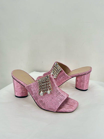 Pink W Shoe Size 8 STUART WEITZMAN Heels