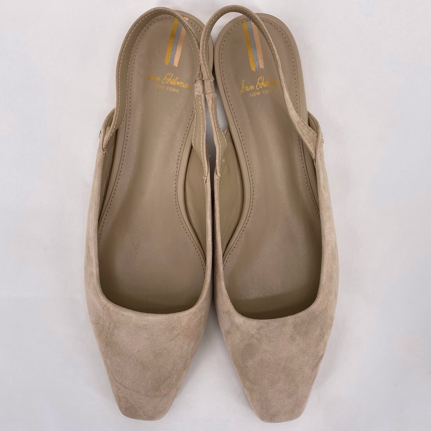 Beige W Shoe Size 9 SAM EDDELMAN Flats