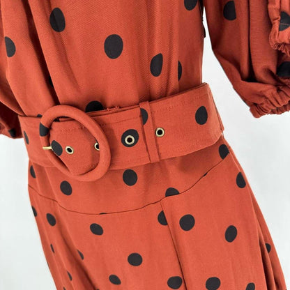 Size 8 MAEVE Polka Dot Dress