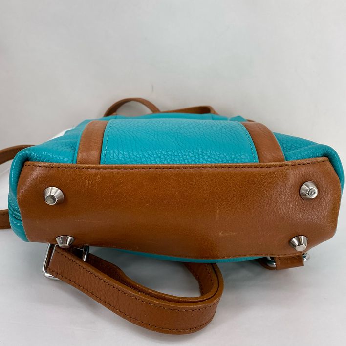 Aqua VALENTINA Leather Backpack