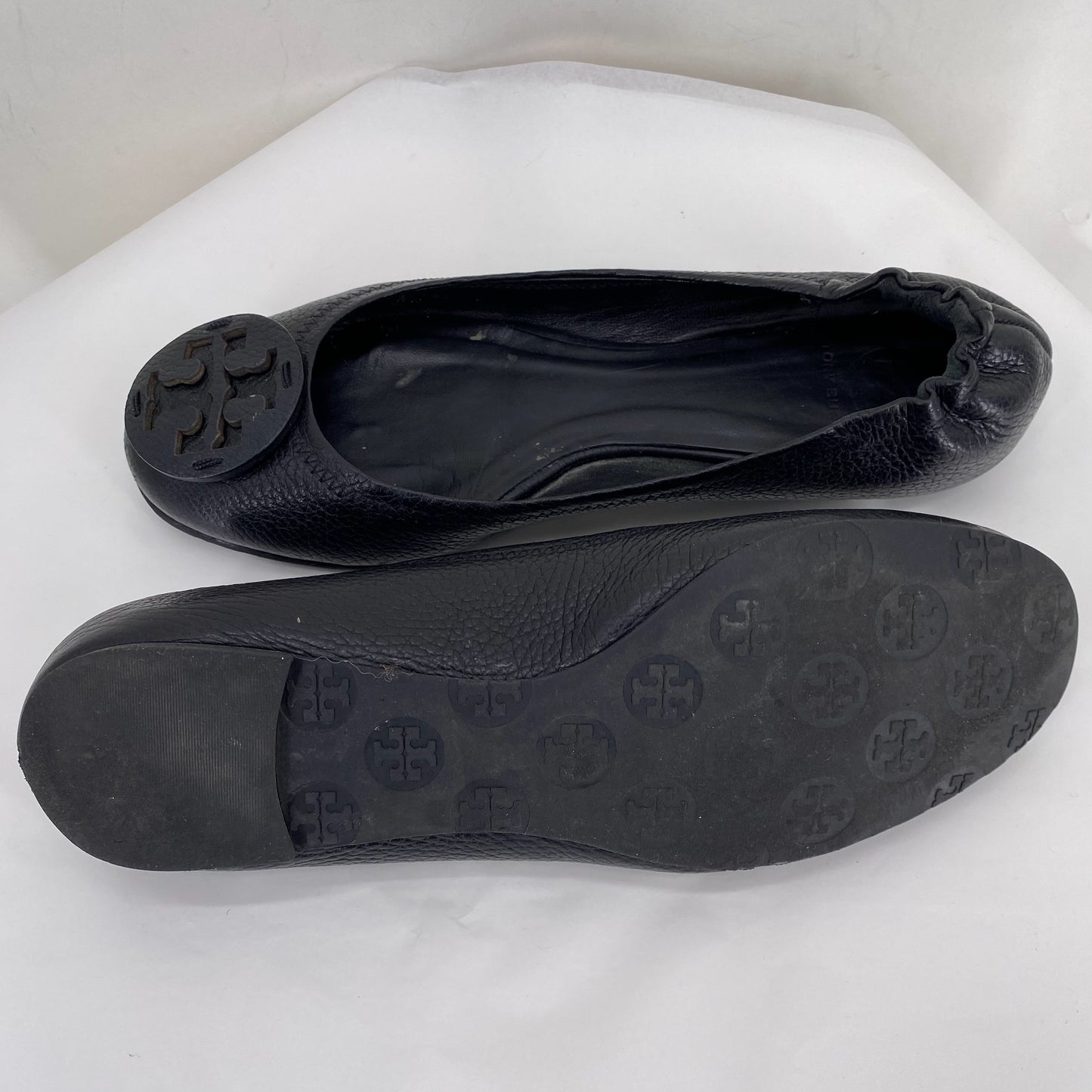 Black W Shoe Size 9.5 TORY BURCH Flats