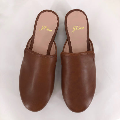 BROWN W Shoe Size 7 J CREW Clog