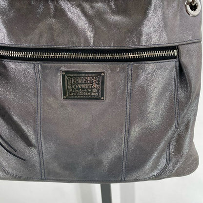 Silver COACH Cross-body