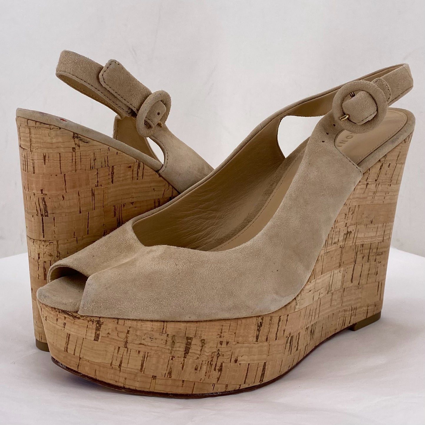 Tan W Shoe Size 8 VERONICA BEARD Wedge