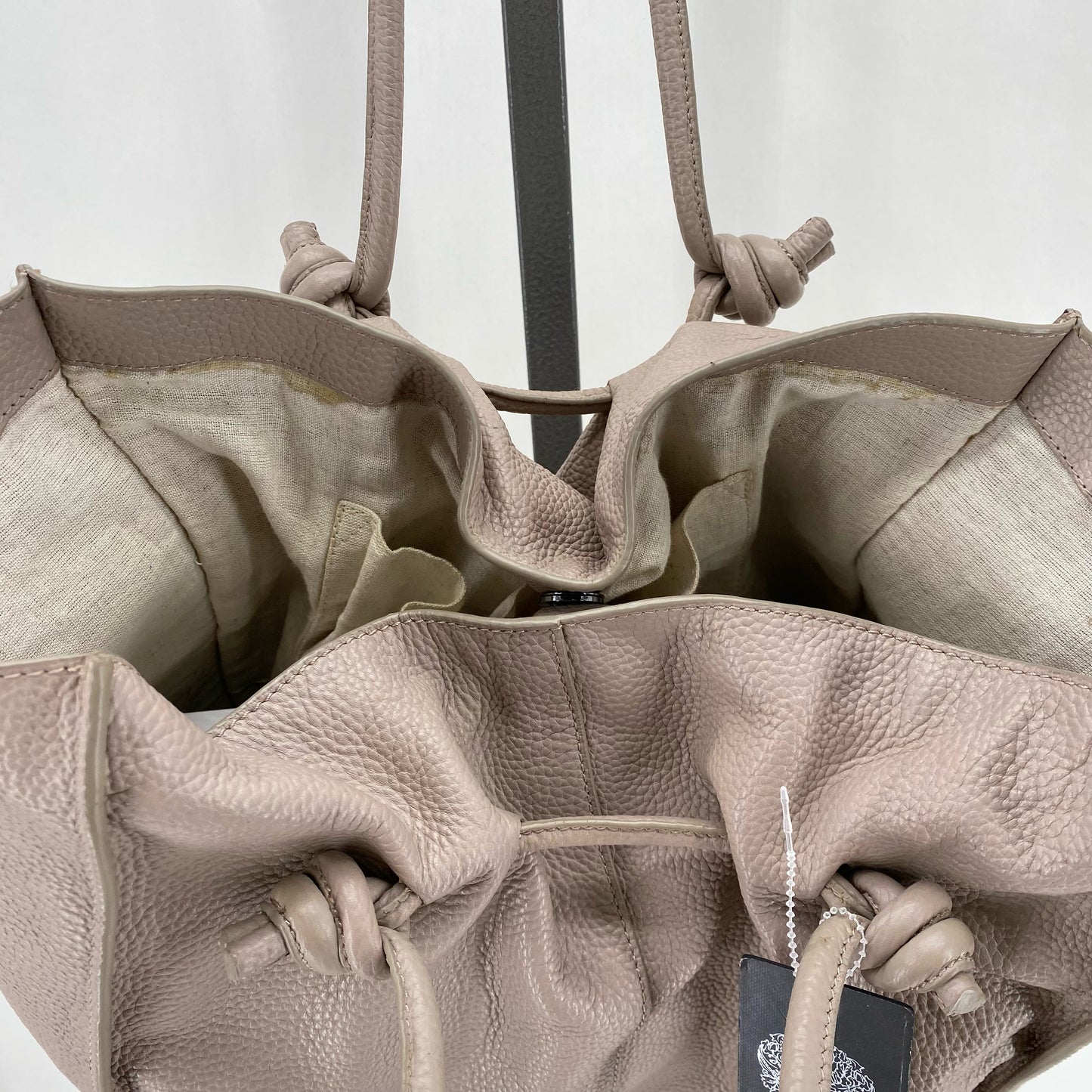 Taupe VINCE CAMUTO Leather Shoulder Bag