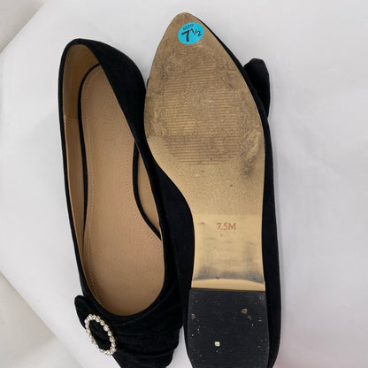 Black W Shoe Size 7.5 LOFT Flats