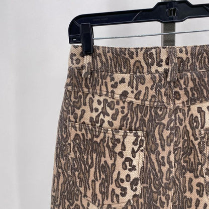 Size M/L SEE BY CHOLE Animal Print Skirt