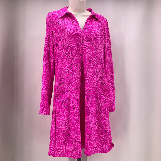 Size M LILLY PULITZER fleur de lis Dress