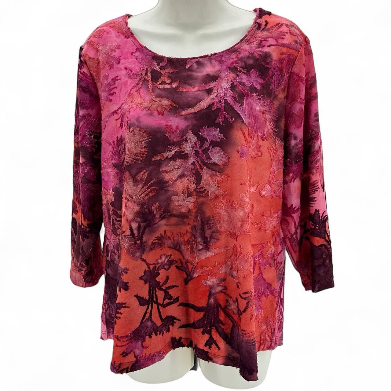 Size LP ALLISON DALEY Floral Shirt