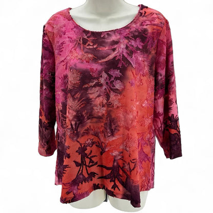 Size LP ALLISON DALEY Floral Shirt